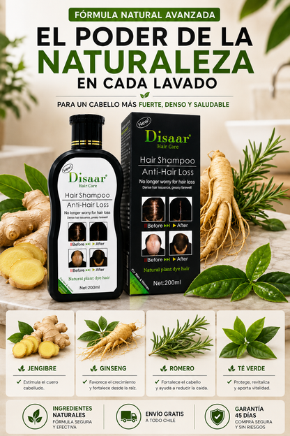 SHAMPOO CUIDADOR DE PELO ANTICAIDA DISAAR