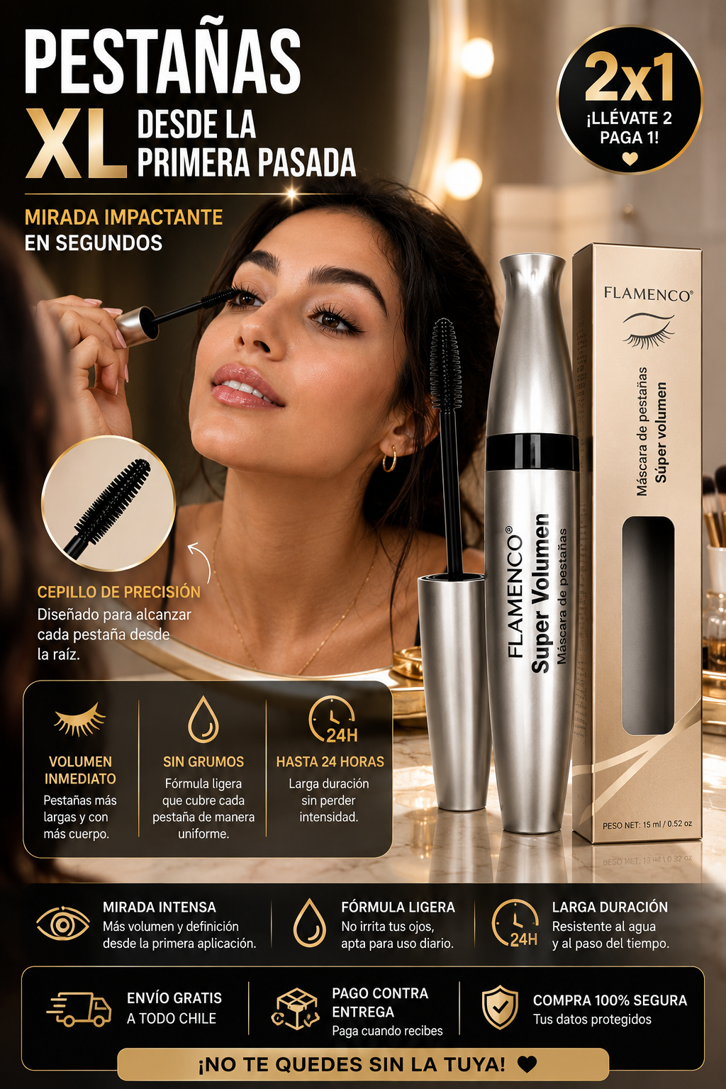 Velissé® Mascara de pestañas