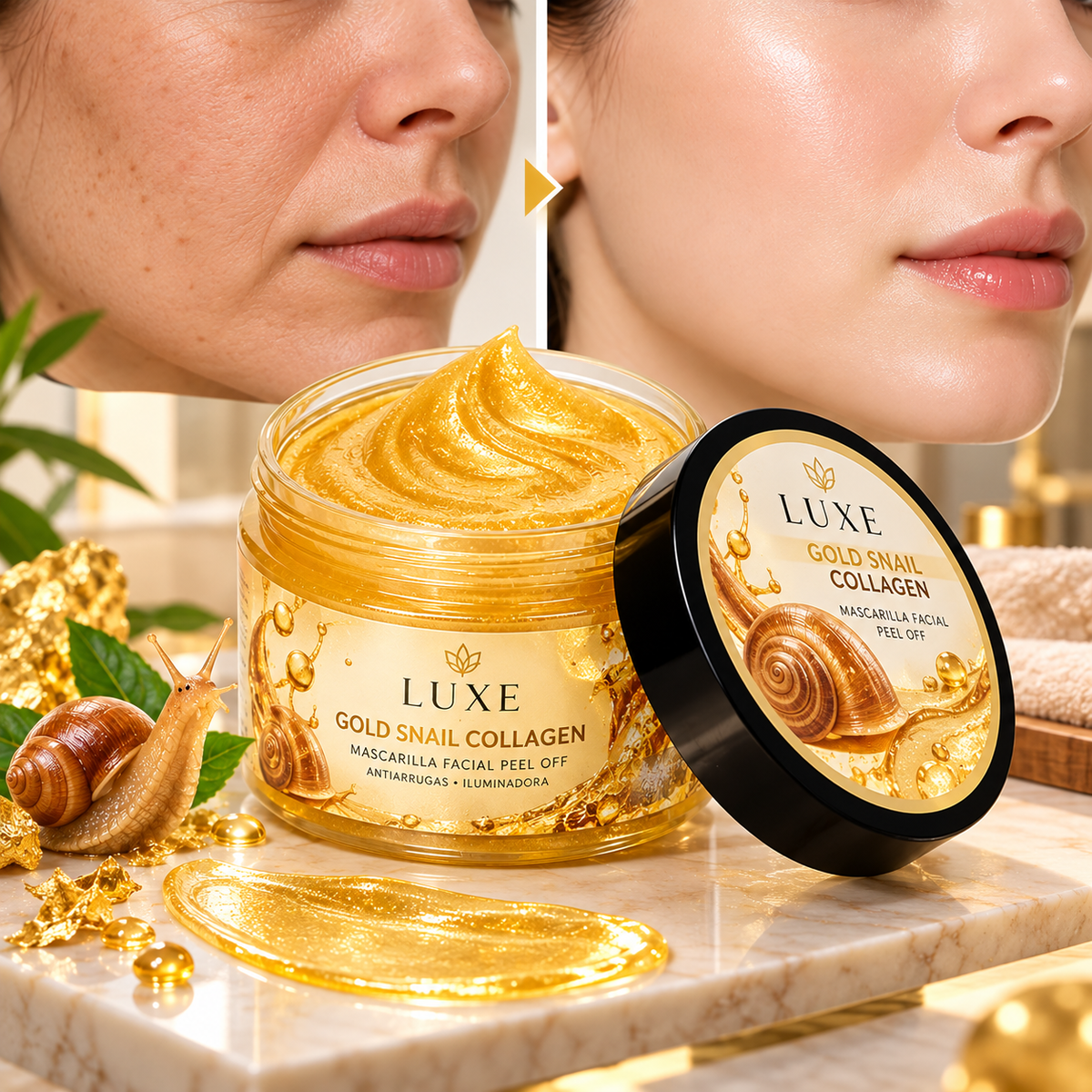 COLAGENO ORO 24K - EXTRACTO DE CARACOL