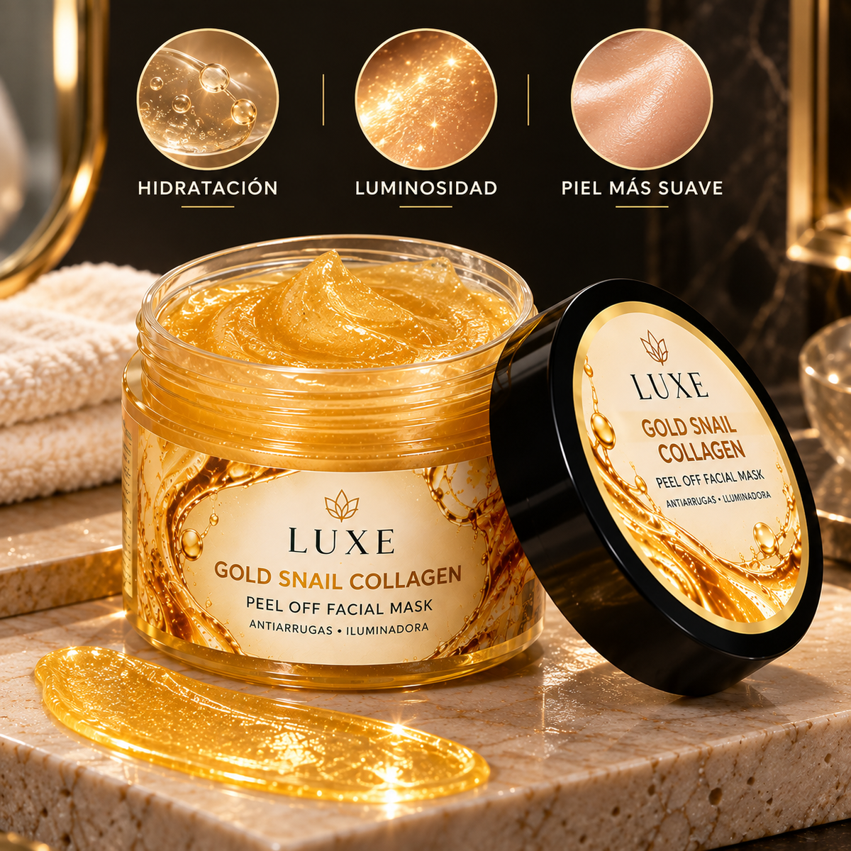 COLAGENO ORO 24K - EXTRACTO DE CARACOL