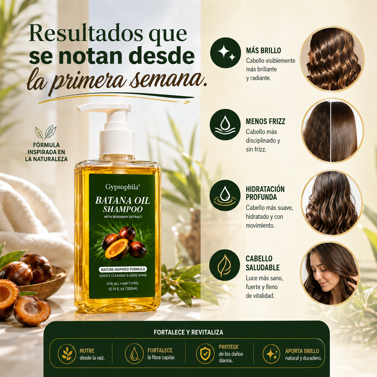 Shampoo Batana Crecimiento Cabello